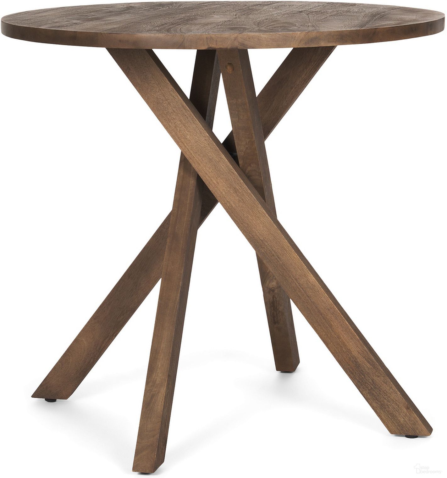 The appearance of Solana Foyer Table In Medium Brown designed by Mercana in the modern / contemporary interior design. This medium brown piece of furniture  was selected by 1StopBedrooms from Solana Collection to add a touch of cosiness and style into your home. Sku: 70625. Material: Wood.