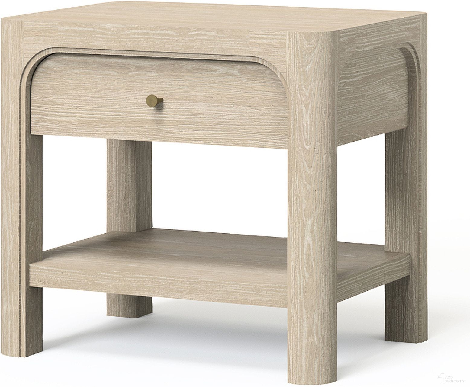 The appearance of Solano 1-Drawer Nightstand Bedside Table In Weathered Mango designed by Coaster in the coastal interior design. This weathered mango piece of furniture  was selected by 1StopBedrooms from Solano Collection to add a touch of cosiness and style into your home. Sku: 222522. Material: Plywood.