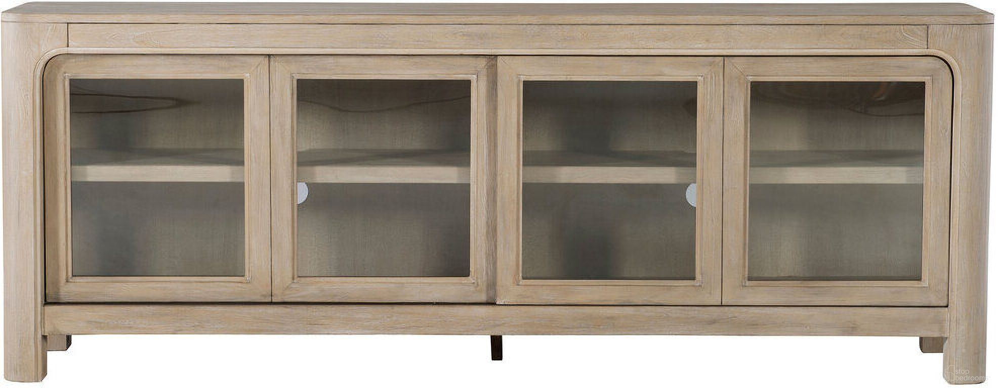 The appearance of Solano 71-Inch 2-Door TV Stand Media Console In Weathered Mango designed by Coaster in the coastal interior design. This weathered mango piece of furniture was selected by 1StopBedrooms from Solano Collection to add a touch of cosiness and style into your home. Sku: 723483. Material: MDF.