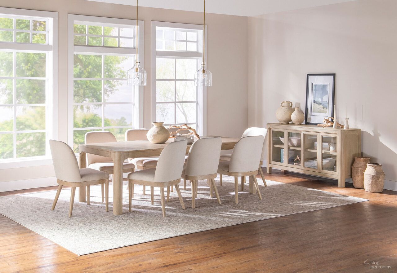 The appearance of Solano Extandable Dining Room Set In Weathered Mango designed by Coaster in the coastal interior design. This weathered mango piece of furniture was selected by 1StopBedrooms from Solano Collection to add a touch of cosiness and style into your home. Sku: 115501;115502. Material: MDF. Table Top Shape: Rectangular. Size: 40" x 74".