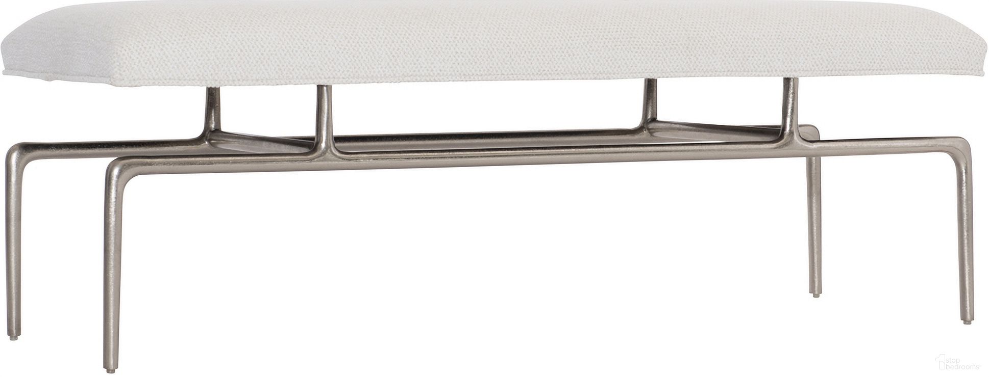 The appearance of Solaria Bench designed by Bernhardt in the modern / contemporary interior design. This white piece of furniture  was selected by 1StopBedrooms from Solaria Collection to add a touch of cosiness and style into your home. Sku: 310508. Material: Fabric.