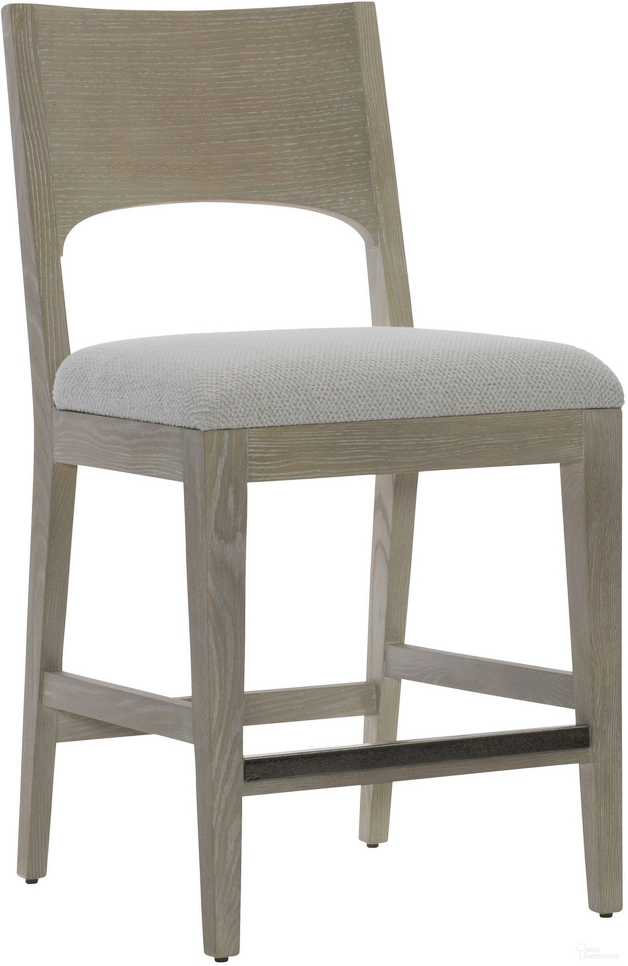 The appearance of Solaria Counter Stool designed by Bernhardt in the modern / contemporary interior design. This grey piece of furniture was selected by 1StopBedrooms from Solaria Collection to add a touch of cosiness and style into your home. Sku: 310587. Material: Fabric.
