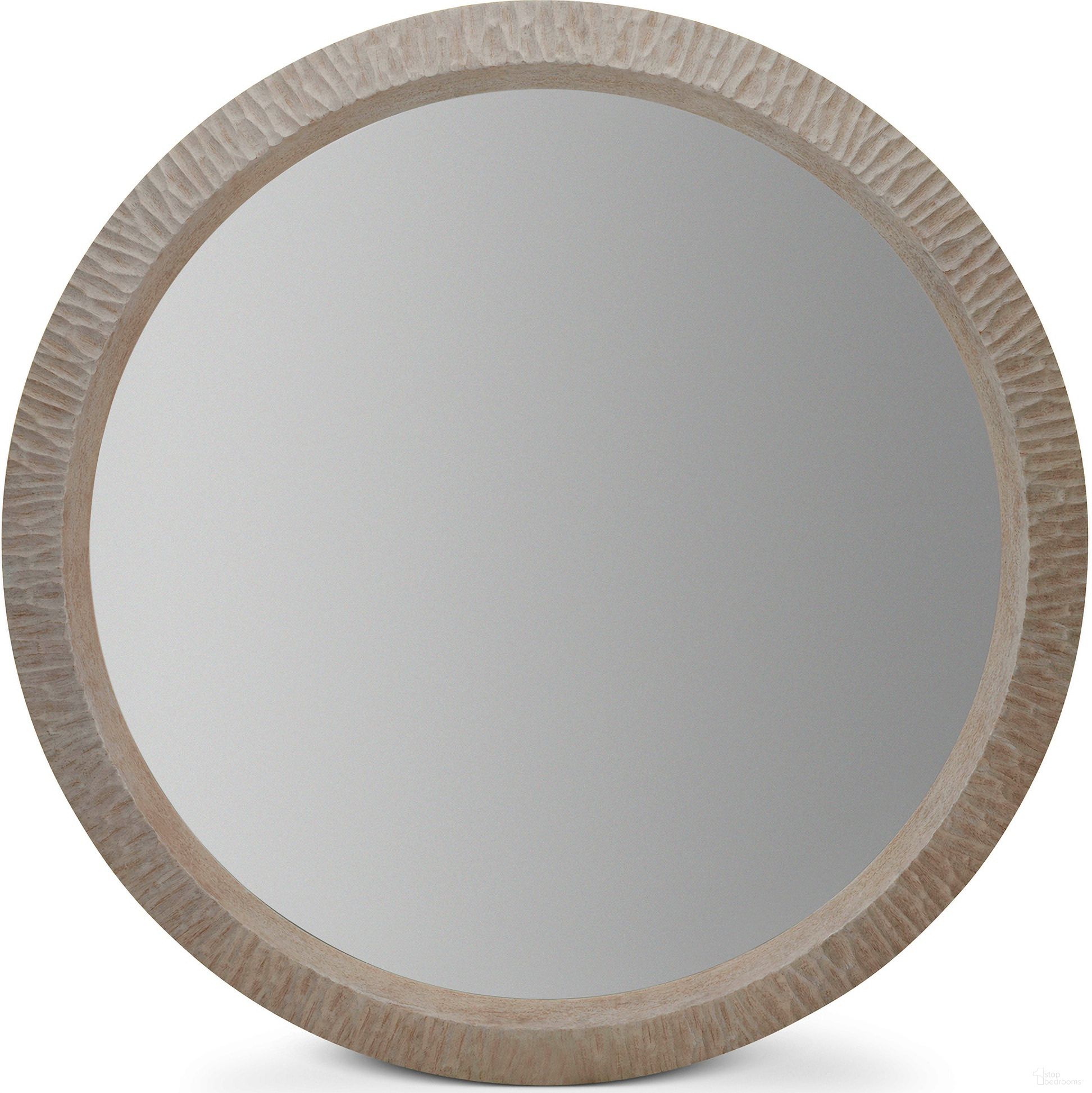 The appearance of Solaria Round Mirror designed by Bernhardt in the modern / contemporary interior design. This beige piece of furniture was selected by 1StopBedrooms from Solaria Collection to add a touch of cosiness and style into your home. Sku: 310333. Material: Glass.