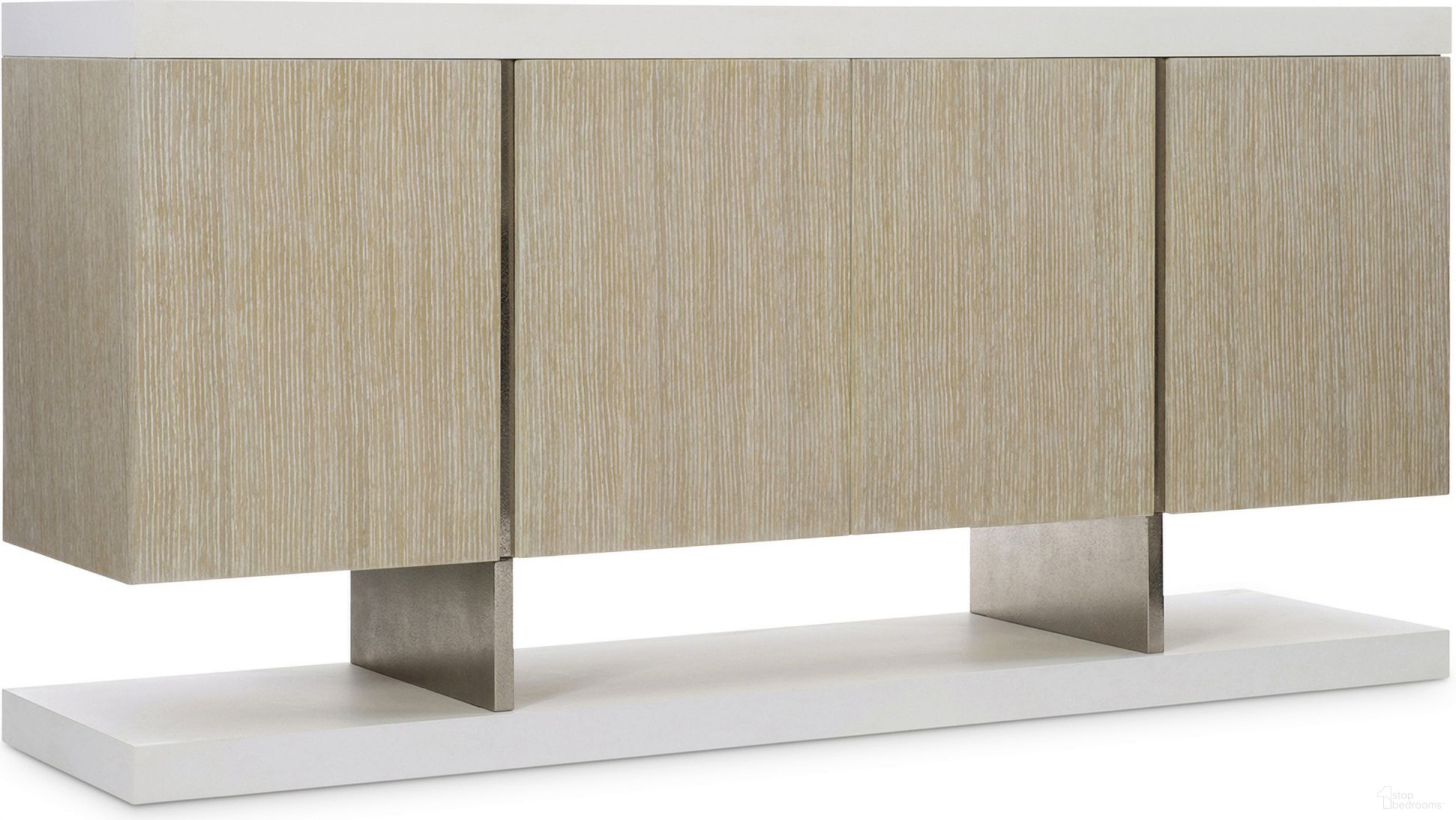 The appearance of Solaria Sideboard designed by Bernhardt in the modern / contemporary interior design. This dune piece of furniture was selected by 1StopBedrooms from Solaria Collection to add a touch of cosiness and style into your home. Sku: 310131. Material: Metal.