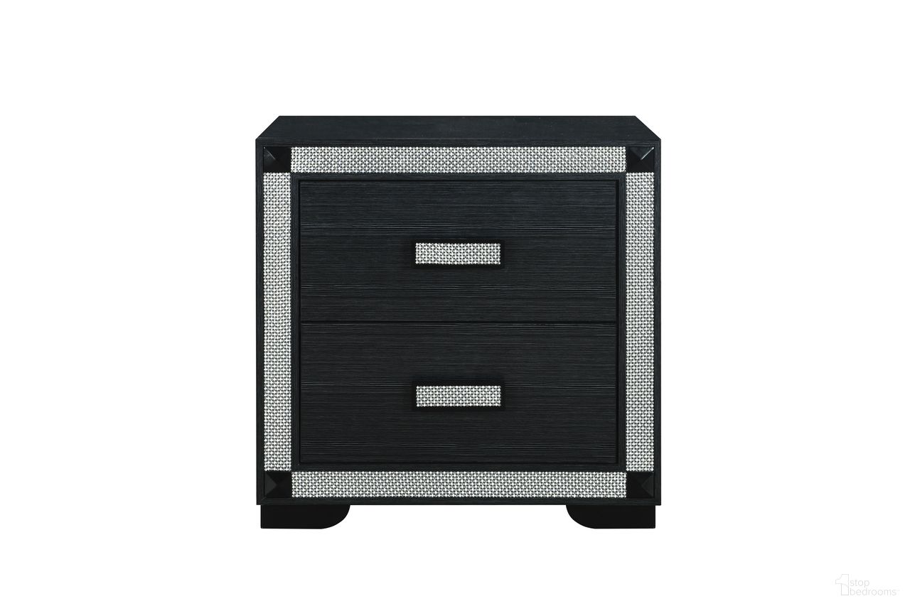 The appearance of Soleil Nightstand In Charcoal designed by Global Furniture USA in the modern / contemporary interior design. This charcoal piece of furniture  was selected by 1StopBedrooms from Soleil Collection to add a touch of cosiness and style into your home. Sku: SOLEIL-CHARCOAL-NS. Material: MDF.