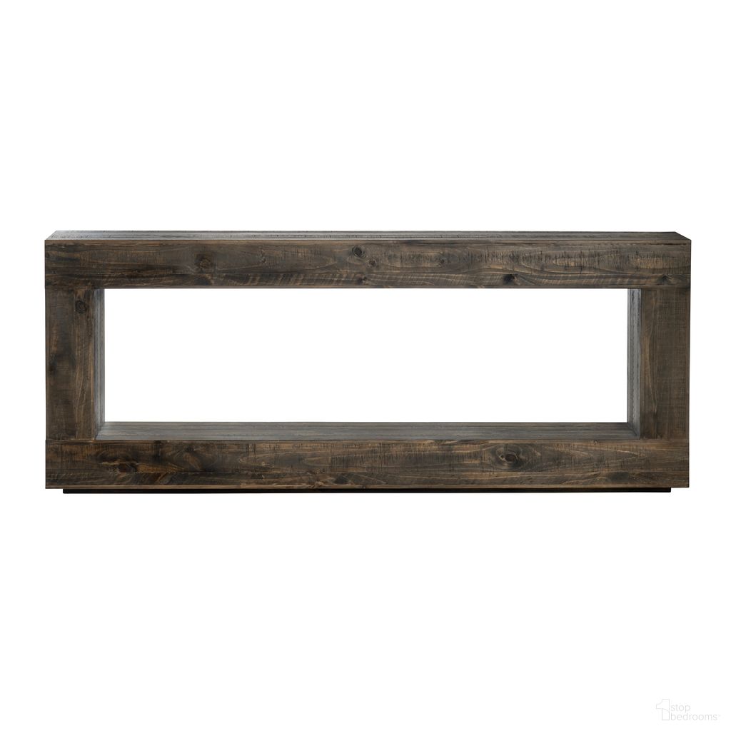 Solid Pine 80 Inch Console/Sofa Table In Brown