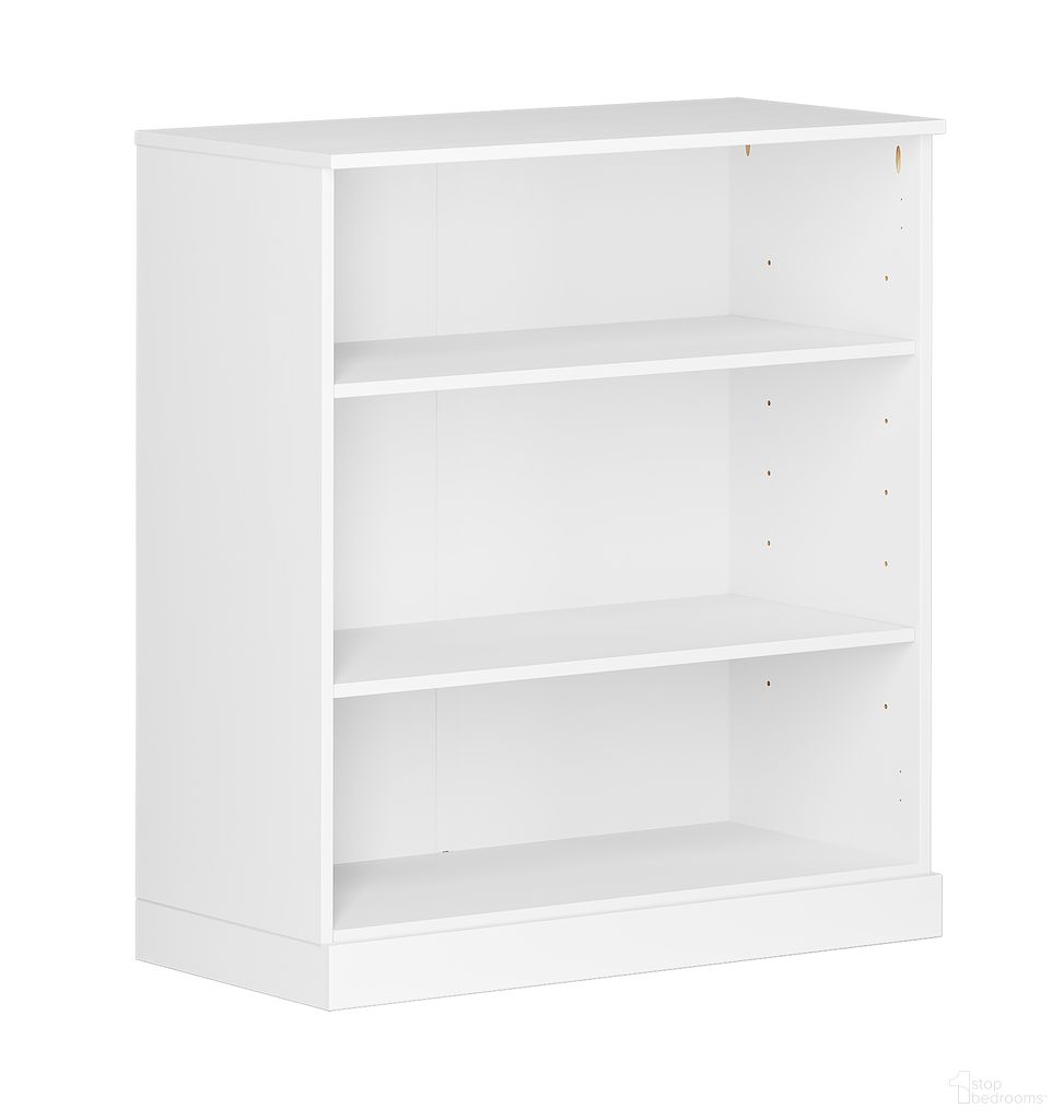 Solid Wood 32" Bathroom Storage Cabinet With Adjustable Shelves In White