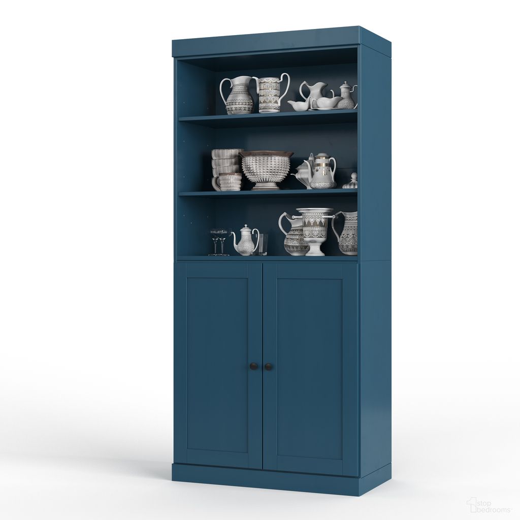 The appearance of Solid Wood 32" Pantry Cabinet With 2-Drawers And Adjustable Shelves In Black designed by Palace Imports in the modern / contemporary interior design. This black piece of furniture was selected by 1StopBedrooms from to add a touch of cosiness and style into your home. Sku: 3228. Material: Solid Pine Wood.