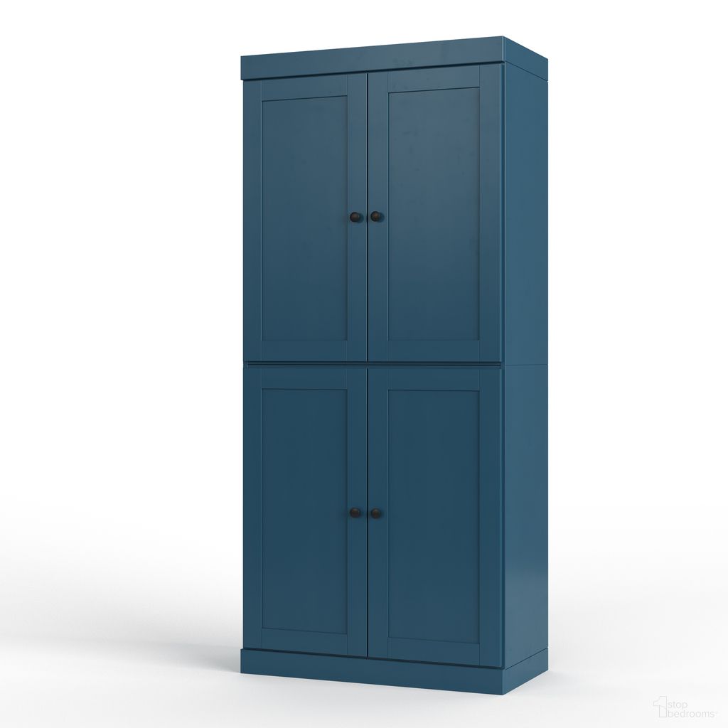 The appearance of Solid Wood 32" Pantry Cabinet With 2-Drawers And Adjustable Shelves In Black designed by Palace Imports in the modern / contemporary interior design. This black piece of furniture was selected by 1StopBedrooms from to add a touch of cosiness and style into your home. Sku: 3248. Material: Solid Pine Wood.