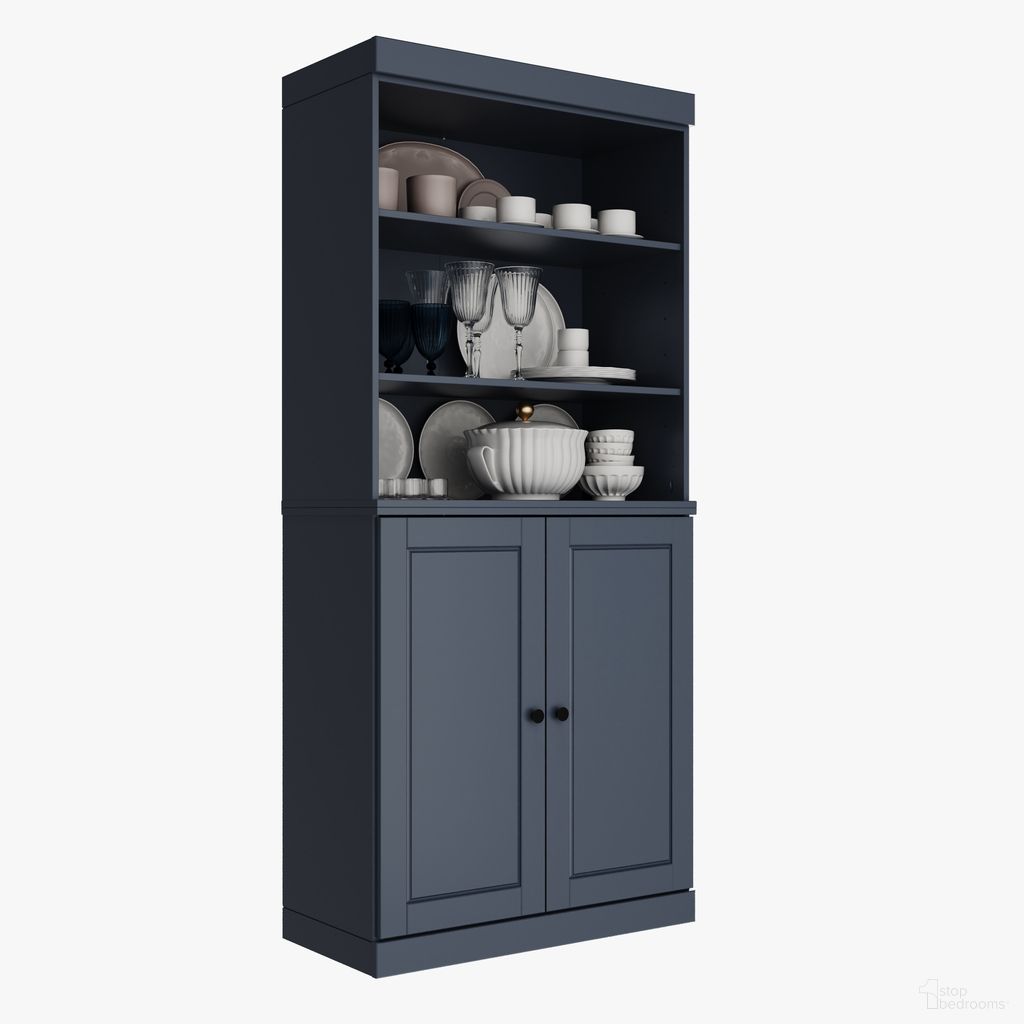The appearance of Solid Wood 32" Pantry Cabinet With Raised Panel Doors And Adjustable Shelves In Antique Blue designed by Palace Imports in the modern / contemporary interior design. This antique blue piece of furniture was selected by 1StopBedrooms from to add a touch of cosiness and style into your home. Sku: 984-16. Material: Solid Pine Wood.