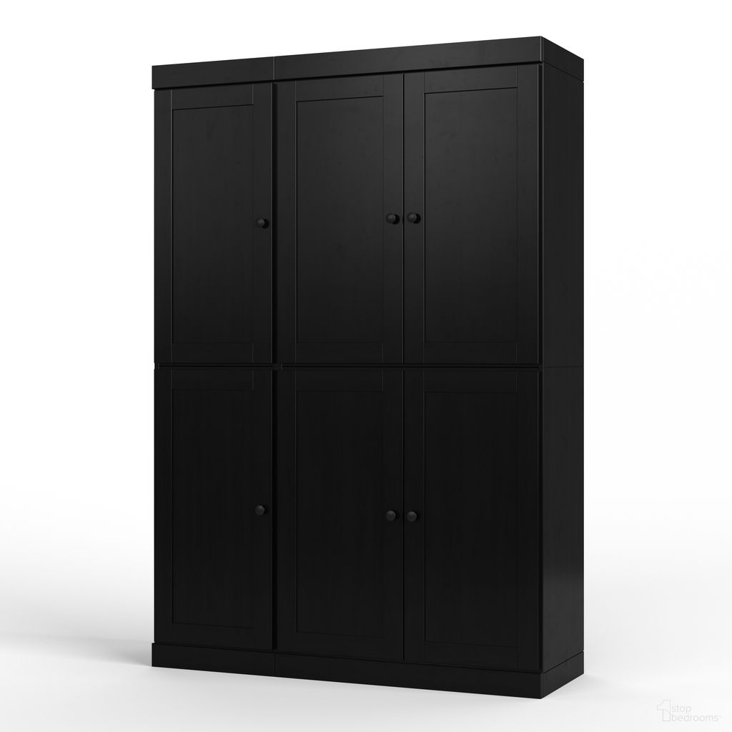 The appearance of Solid Wood 48.5" Pantry Cabinet With Shaker Doors And 2-Drawers In Java designed by Palace Imports in the modern / contemporary interior design. This java piece of furniture was selected by 1StopBedrooms from to add a touch of cosiness and style into your home. Sku: 3307. Material: Solid Pine Wood.