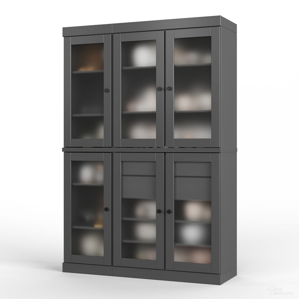 The appearance of Solid Wood 48.5" Pantry China Cabinet With Frosted Glass Doors And 2-Drawers And In Gray designed by Palace Imports in the modern / contemporary interior design. This gray piece of furniture was selected by 1StopBedrooms from to add a touch of cosiness and style into your home. Sku: 9595. Material: Solid Pine Wood.