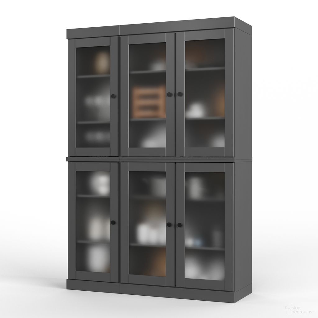 The appearance of Solid Wood 48.5" Pantry China Cabinet With Frosted Glass Doors And Adjustable Shelves In Gray designed by Palace Imports in the modern / contemporary interior design. This gray piece of furniture was selected by 1StopBedrooms from to add a touch of cosiness and style into your home. Sku: 9575. Material: Solid Pine Wood.