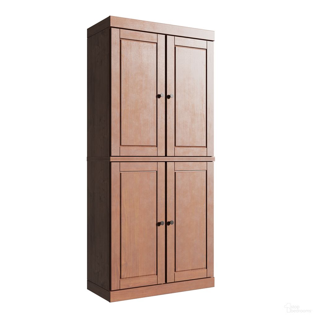 The appearance of Solid Wood 6-Shelf Bookcase With Raised Panel Doors And Adjustable Shelves In Mocha designed by Palace Imports in the modern / contemporary interior design. This mocha piece of furniture  was selected by 1StopBedrooms from  to add a touch of cosiness and style into your home. Sku: 9903. Material: Solid Pine Wood.