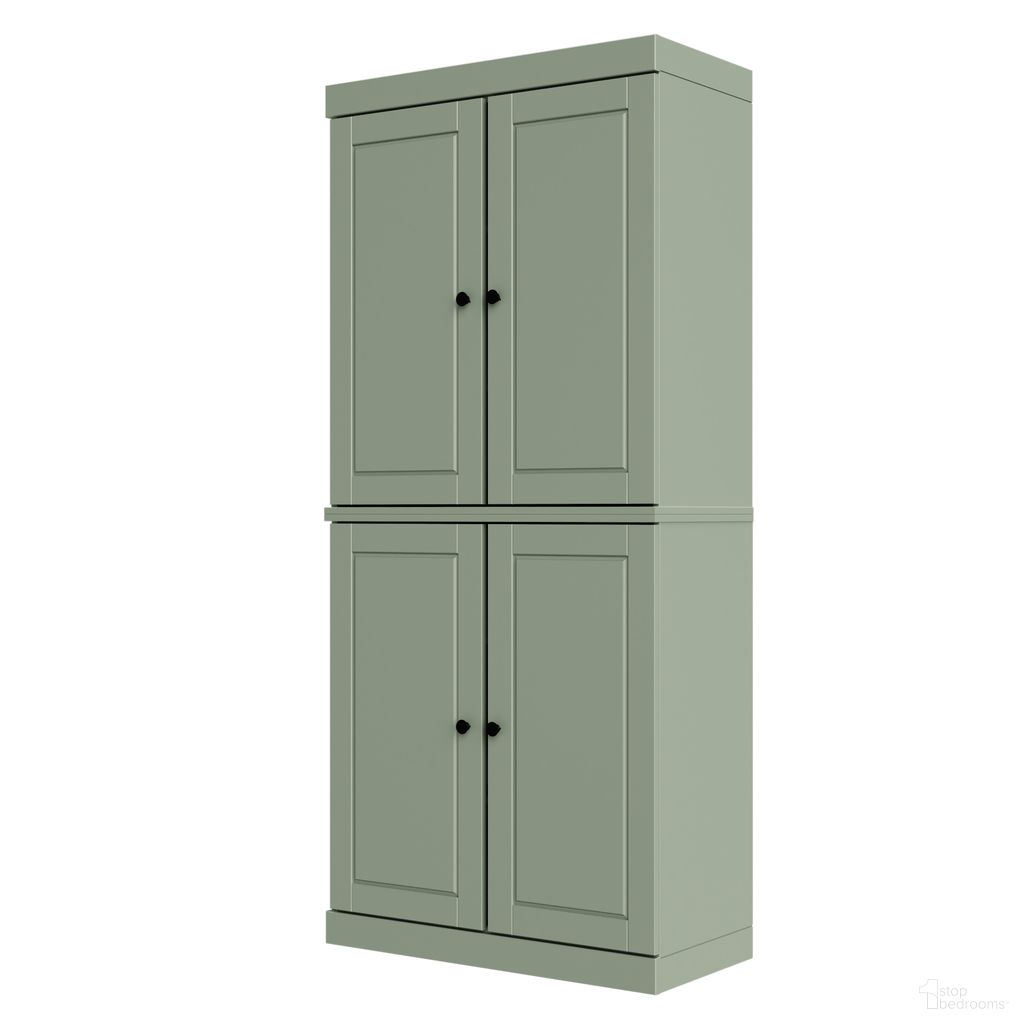 The appearance of Solid Wood 6-Shelf Bookcase With Raised Panel Doors And Adjustable Shelves In Sage designed by Palace Imports in the modern / contemporary interior design. This sage piece of furniture was selected by 1StopBedrooms from to add a touch of cosiness and style into your home. Sku: 990-13. Material: Solid Pine Wood.