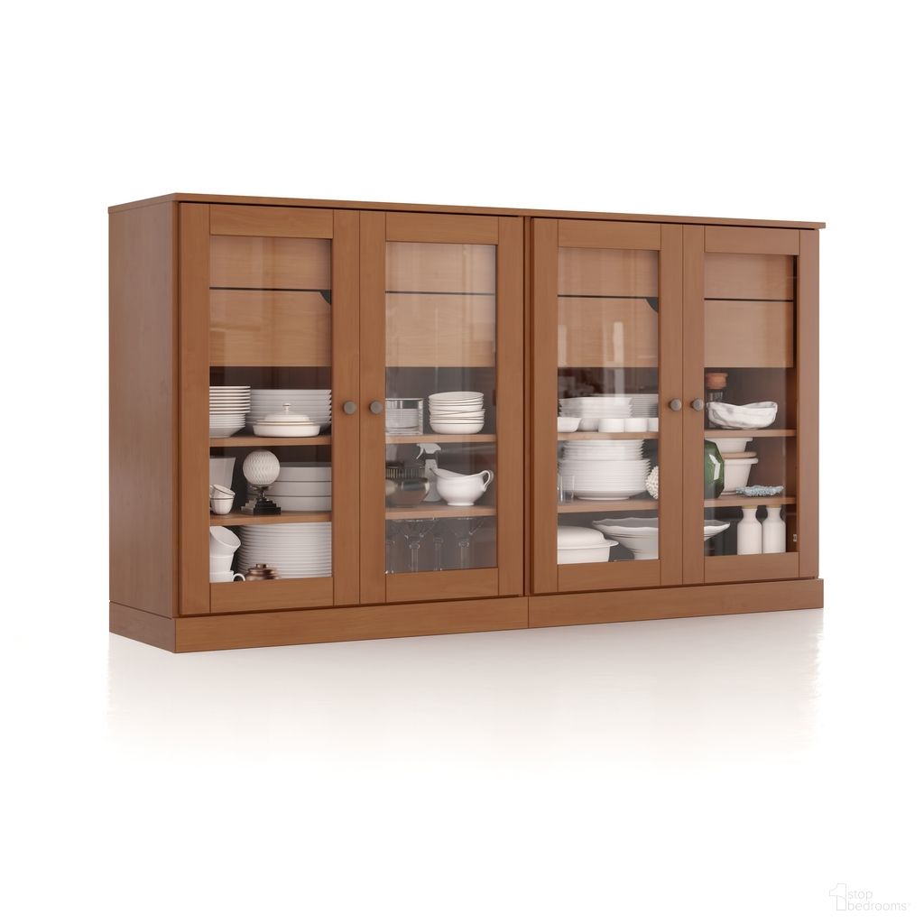 The appearance of Solid Wood 64" Sideboard With Clear Glass Doors And 4-Drawers In Mocha designed by Palace Imports in the modern / contemporary interior design. This mocha piece of furniture was selected by 1StopBedrooms from to add a touch of cosiness and style into your home. Sku: 9763. Material: Solid Pine Wood.