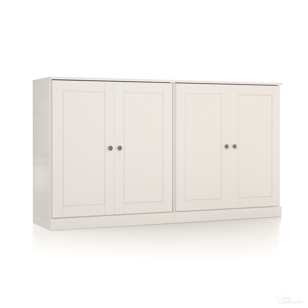 The appearance of Solid Wood 64" Sideboard With Raised Panel Doors And 4-Drawers In White designed by Palace Imports in the modern / contemporary interior design. This white piece of furniture  was selected by 1StopBedrooms from  to add a touch of cosiness and style into your home. Sku: 9751. Material: Solid Pine Wood.