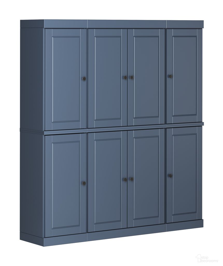 The appearance of Solid Wood 65" Pantry Cabinet With Raised Panel Doors And Adjustable Shelves In Antique Blue designed by Palace Imports in the modern / contemporary interior design. This antique blue piece of furniture was selected by 1StopBedrooms from to add a touch of cosiness and style into your home. Sku: 965-16. Material: Solid Pine Wood.