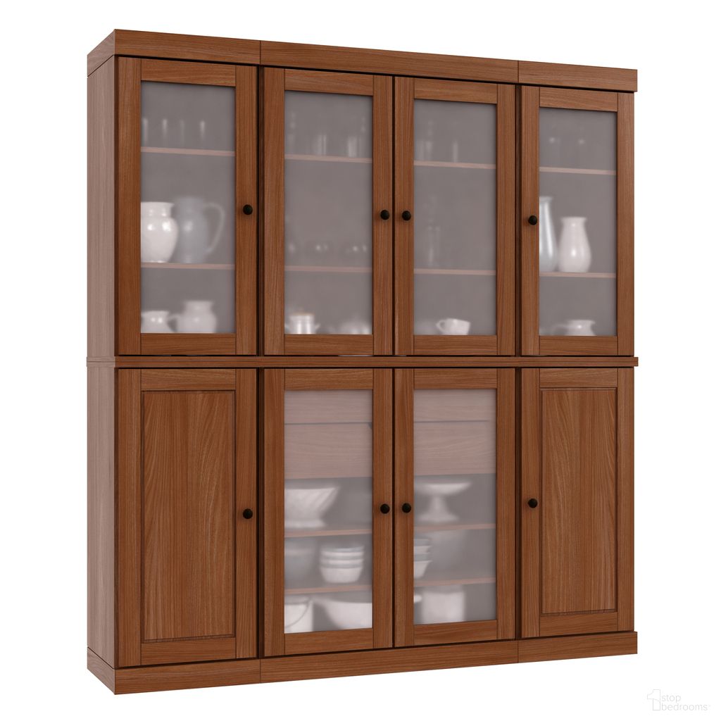 The appearance of Solid Wood 65" Pantry China Cabinet With Frosted Glass Doors And 2-Drawers In Mocha designed by Palace Imports in the modern / contemporary interior design. This mocha piece of furniture was selected by 1StopBedrooms from to add a touch of cosiness and style into your home. Sku: 9663. Material: Solid Pine Wood.