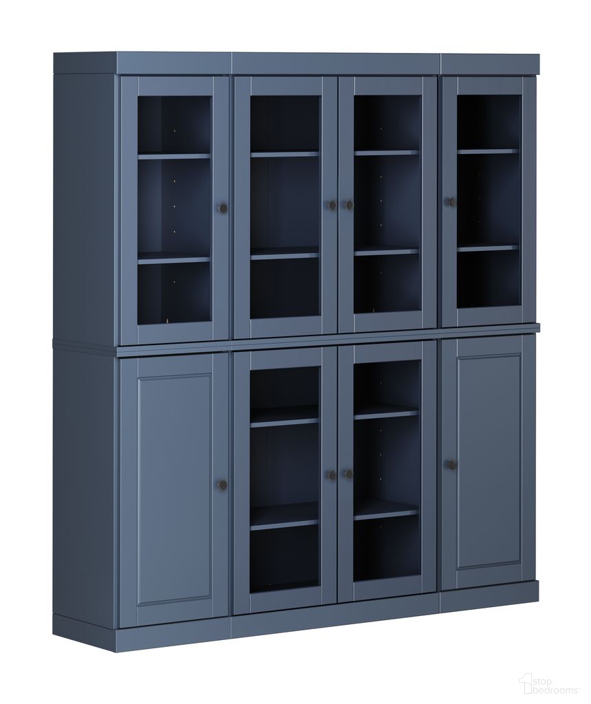 The appearance of Solid Wood 65" Pantry China Cabinet With Raised Panel And Clear Glass Doors In Antique Blue designed by Palace Imports in the modern / contemporary interior design. This antique blue piece of furniture was selected by 1StopBedrooms from to add a touch of cosiness and style into your home. Sku: 961-16. Material: Solid Pine Wood.