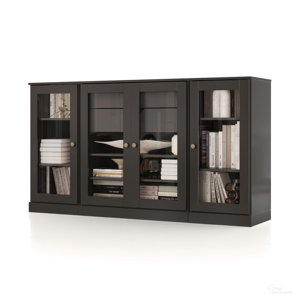 The appearance of Solid Wood 65" Sideboard With Clear Glass Doors And 2-Drawers In Black designed by Palace Imports in the modern / contemporary interior design. This black piece of furniture was selected by 1StopBedrooms from to add a touch of cosiness and style into your home. Sku: 9347. Material: Solid Pine Wood.