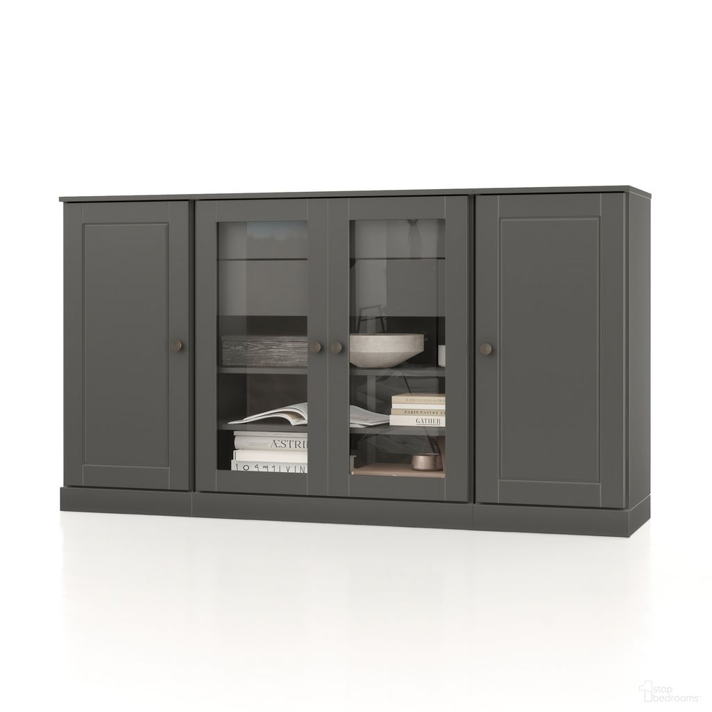 The appearance of Solid Wood 65" Sideboard With Clear Glass Doors And 2-Drawers In Gray designed by Palace Imports in the modern / contemporary interior design. This gray piece of furniture was selected by 1StopBedrooms from to add a touch of cosiness and style into your home. Sku: 9795. Material: Solid Pine Wood.