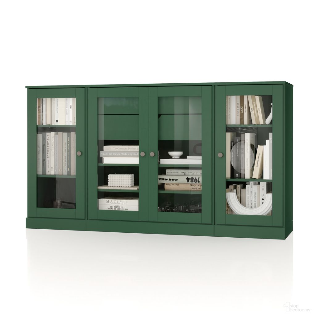The appearance of Solid Wood 65" Sideboard With Clear Glass Doors And 2-Drawers In Green designed by Palace Imports in the modern / contemporary interior design. This green piece of furniture was selected by 1StopBedrooms from to add a touch of cosiness and style into your home. Sku: 934-12. Material: Solid Pine Wood.