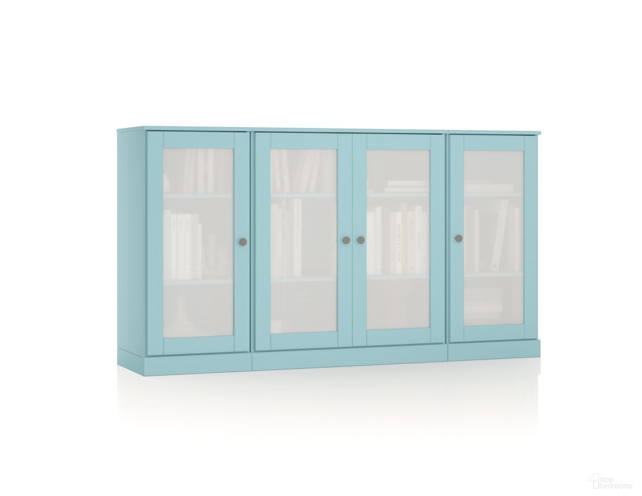 The appearance of Solid Wood 65" Sideboard With Frosted Glass Doors And Adjustable Shelves In Aqua designed by Palace Imports in the modern / contemporary interior design. This aqua piece of furniture was selected by 1StopBedrooms from to add a touch of cosiness and style into your home. Sku: 933-11. Material: Solid Pine Wood.