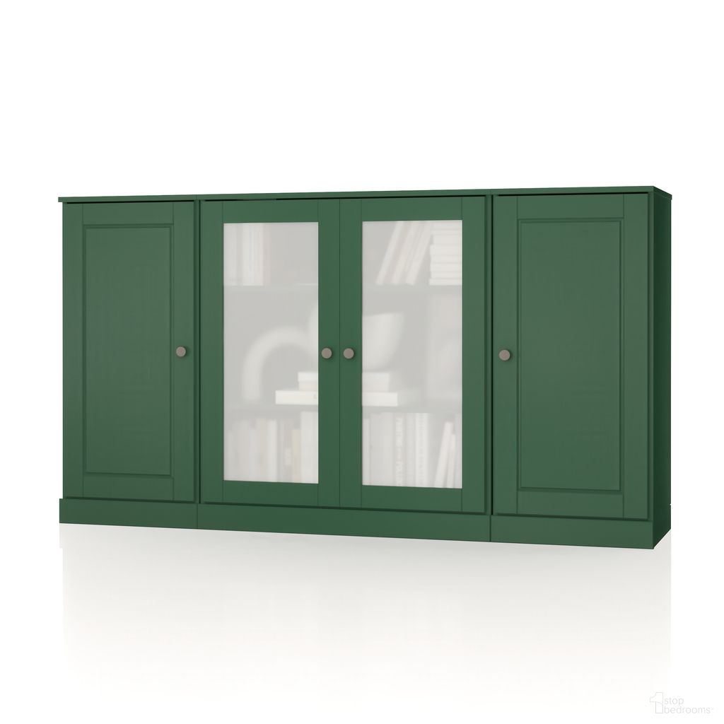 The appearance of Solid Wood 65" Sideboard With Raised Panel And Frosted Glass Doors In Green designed by Palace Imports in the modern / contemporary interior design. This green piece of furniture was selected by 1StopBedrooms from to add a touch of cosiness and style into your home. Sku: 936-12. Material: Solid Pine Wood.
