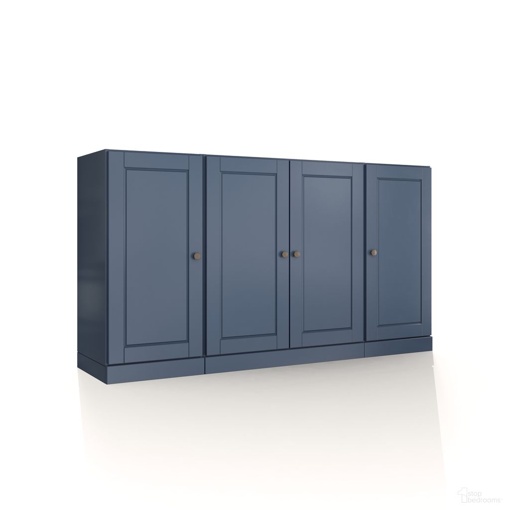 The appearance of Solid Wood 65" Sideboard With Raised Panel Doors And 2-Drawers In Antique Blue designed by Palace Imports in the modern / contemporary interior design. This antique blue piece of furniture was selected by 1StopBedrooms from to add a touch of cosiness and style into your home. Sku: 978-16. Material: Solid Pine Wood.