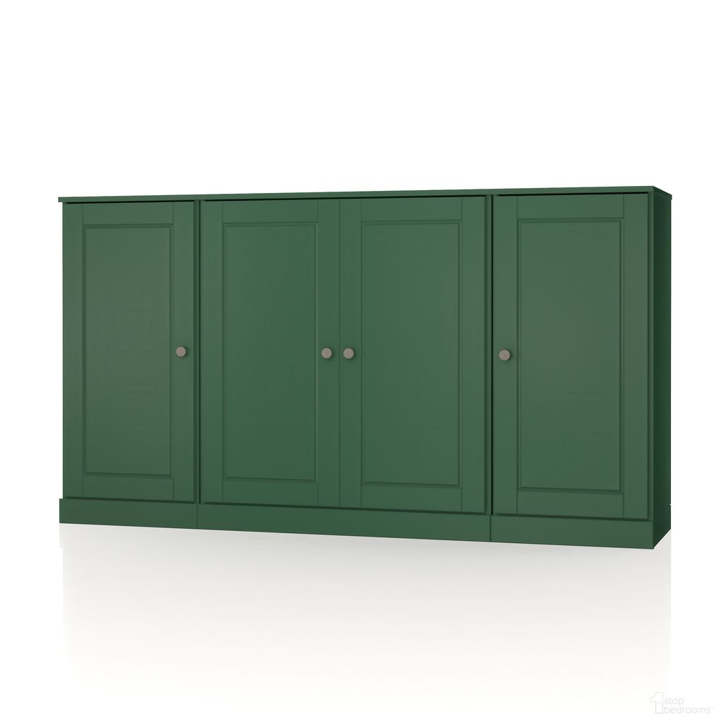 The appearance of Solid Wood 65" Sideboard With Raised Panel Doors And And Adjustable Shelves In Green designed by Palace Imports in the modern / contemporary interior design. This green piece of furniture was selected by 1StopBedrooms from to add a touch of cosiness and style into your home. Sku: 972-12. Material: Solid Pine Wood.