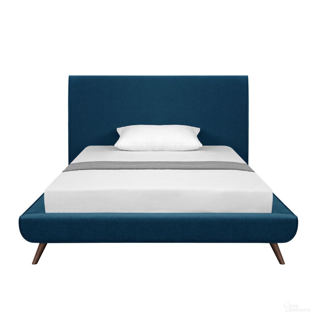 The appearance of Solid Wood Full Upholstered Linen Bed In Denim Blue designed by Homeroots in the transitional interior design. This denim blue piece of furniture was selected by 1StopBedrooms from to add a touch of cosiness and style into your home. Sku: 544940. Bed Size: Full. Material: Linen. Bed Type: Upholstered Bed.