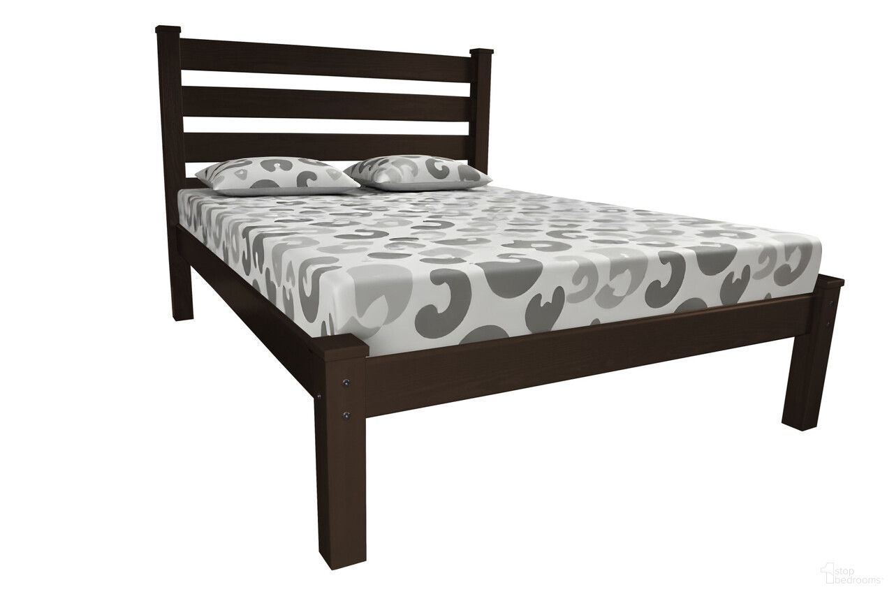 Solid Wood Queen Bed Frame In Brown