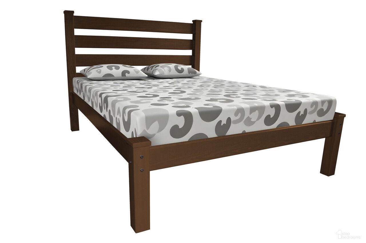 Solid Wood Queen Bed Frame In Brown