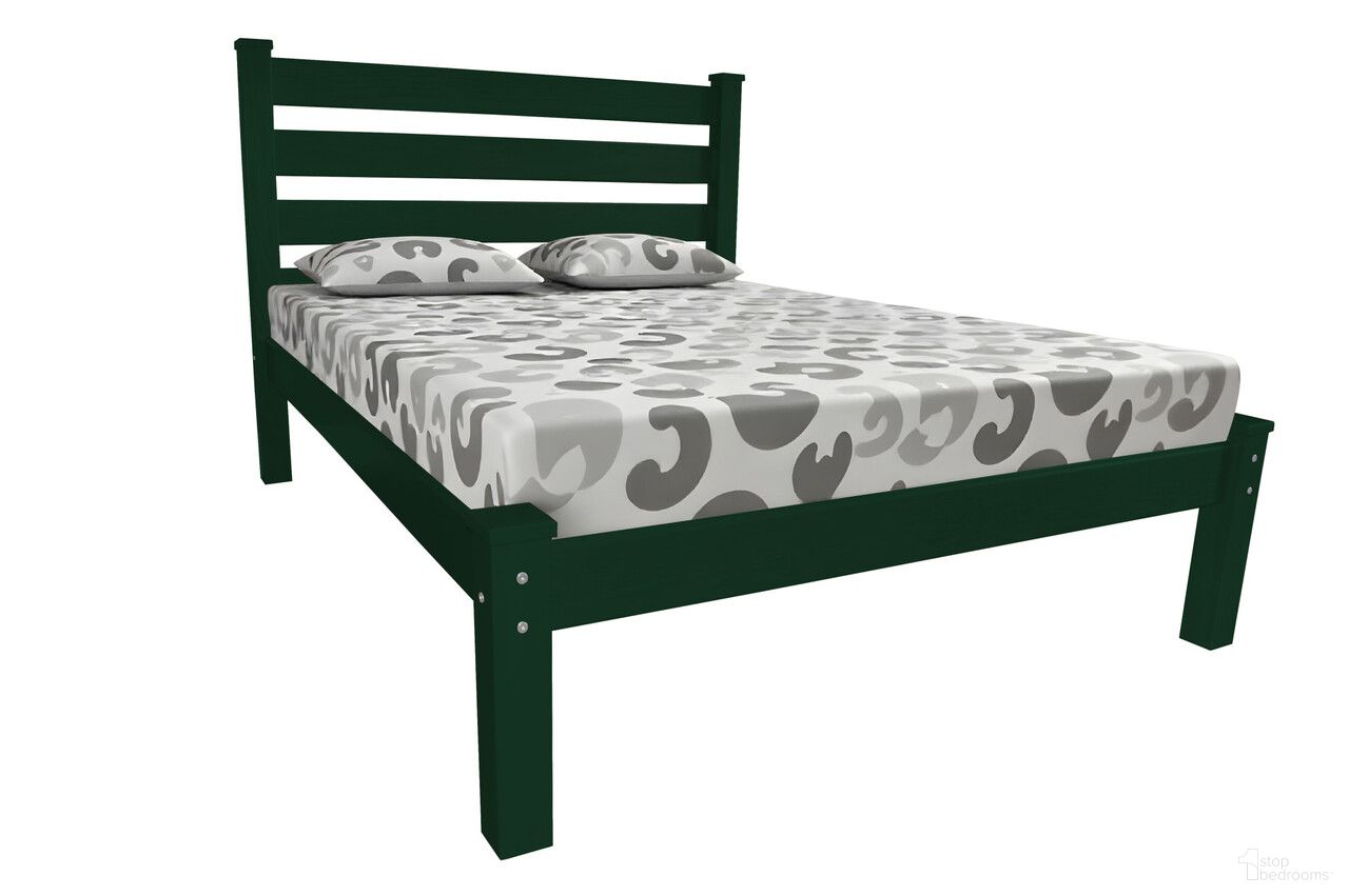 The appearance of Solid Wood Queen Bed Frame In Dark Green designed by Homeroots in the modern / contemporary interior design. This dark green piece of furniture was selected by 1StopBedrooms from to add a touch of cosiness and style into your home. Sku: 546890. Bed Size: Queen. Material: Solid Wood.