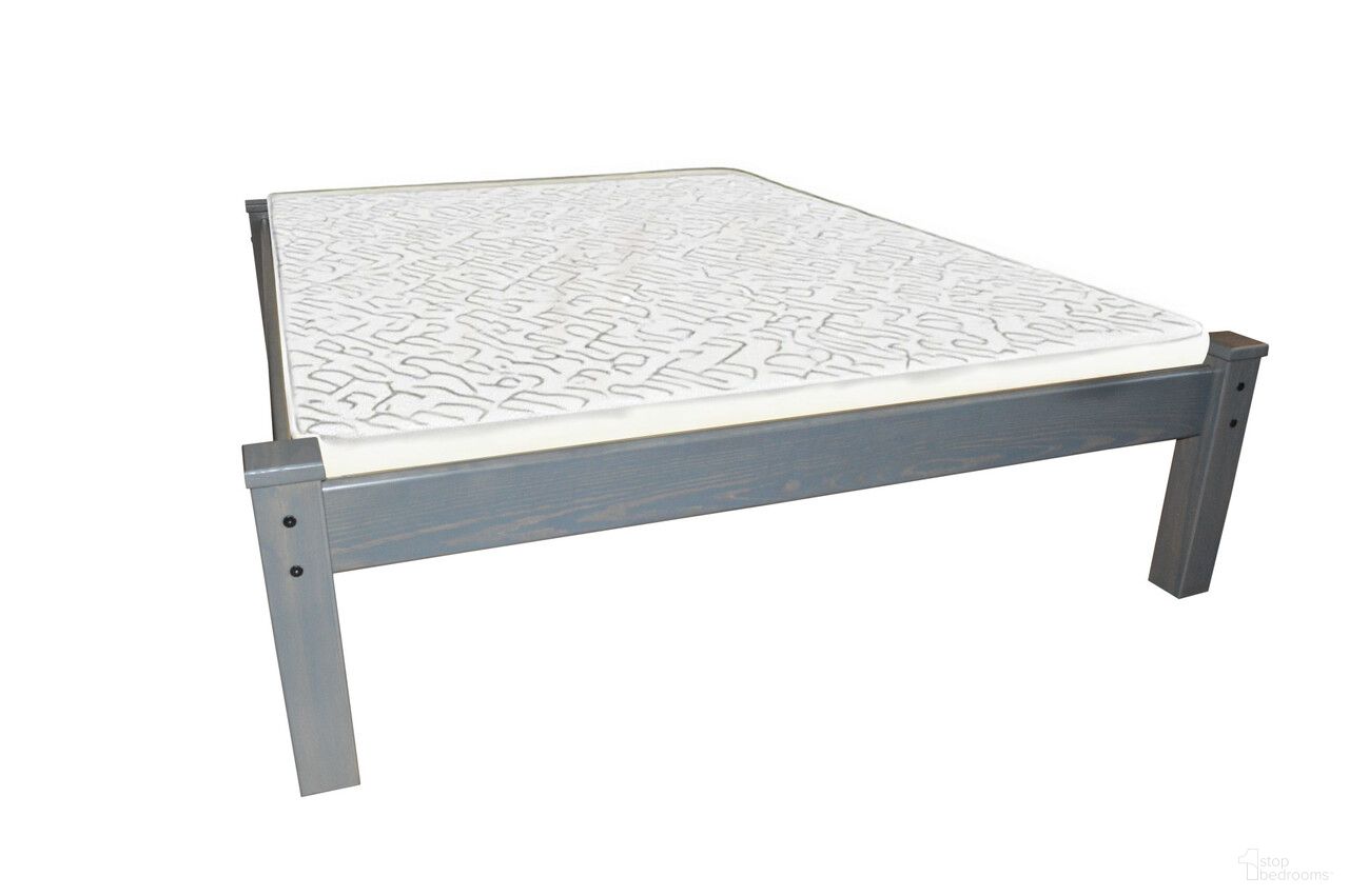 The appearance of Solid Wood Queen Bed Frame In Gray designed by Homeroots in the modern / contemporary interior design. This gray piece of furniture  was selected by 1StopBedrooms from  to add a touch of cosiness and style into your home. Sku: 546724. Bed Size: Queen. Material: Solid Wood.