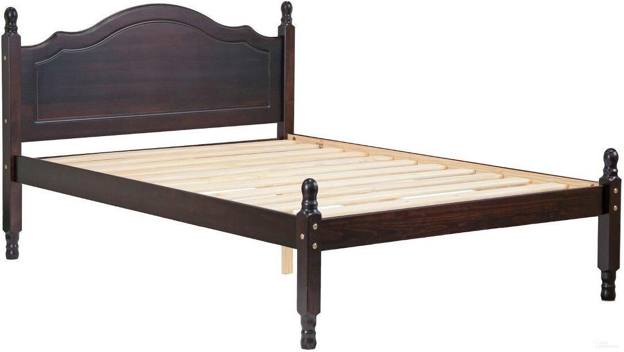 Solid Wood Reston Full Bed In Java