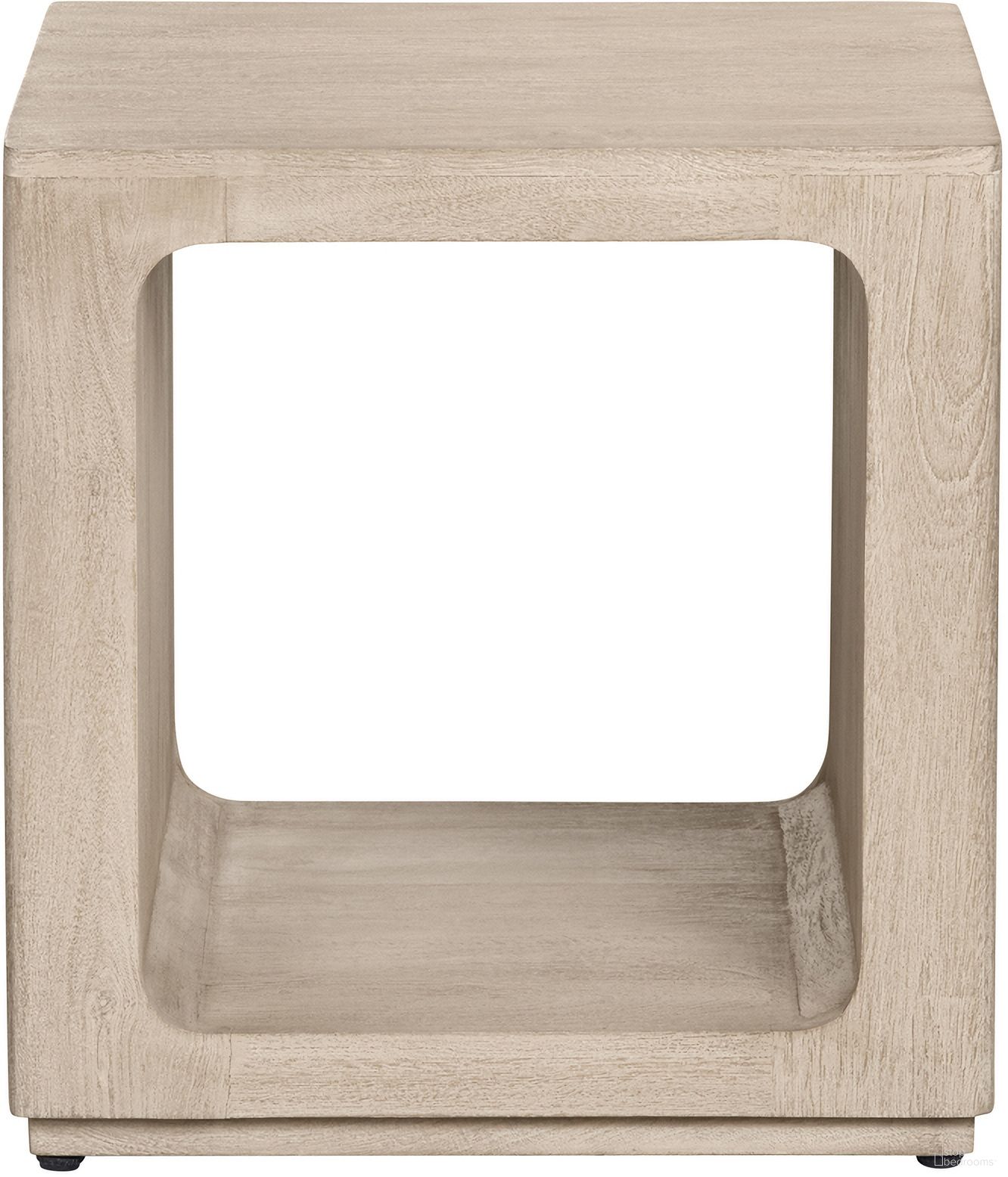 The appearance of Solid Wood Square End Table In Tan designed by Crestview Collection in the coastal interior design. This tan piece of furniture  was selected by 1StopBedrooms from  to add a touch of cosiness and style into your home. Sku: CVFNR4831. Material: Solid Wood.