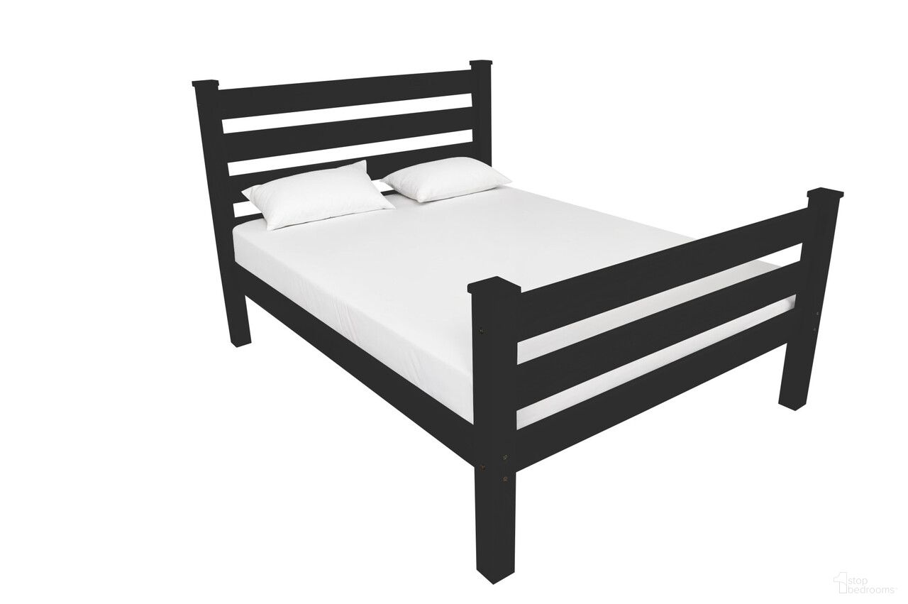 The appearance of Solid Wood Twin Bed Frame In Black designed by Homeroots in the transitional interior design. This black piece of furniture was selected by 1StopBedrooms from to add a touch of cosiness and style into your home. Sku: 546934. Bed Size: Twin. Material: Solid Wood.