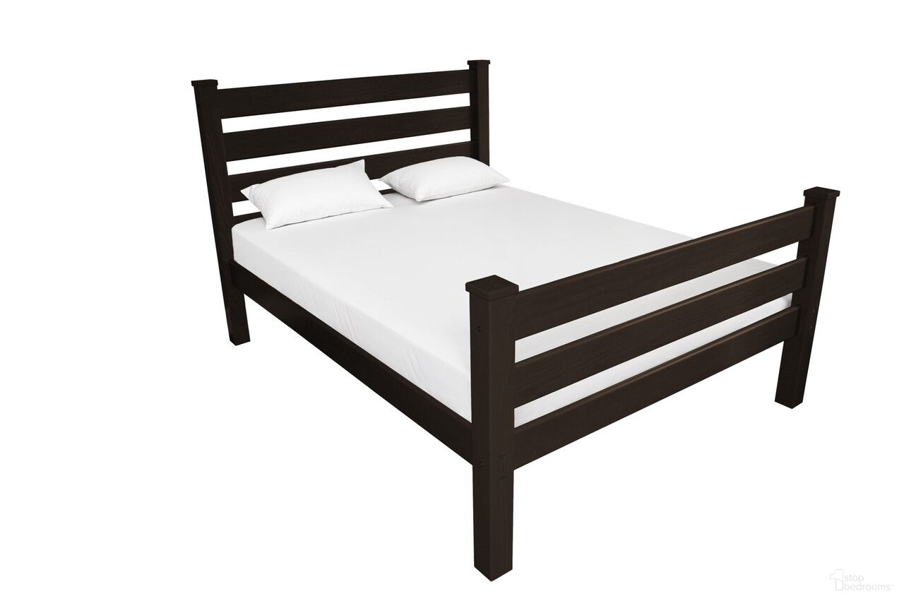 Solid Wood Twin Bed Frame In Brown