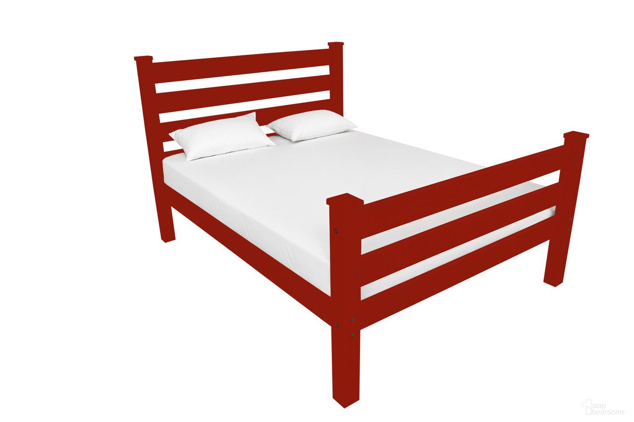 The appearance of Solid Wood Twin Bed Frame In Red designed by Homeroots in the traditional interior design. This red piece of furniture was selected by 1StopBedrooms from to add a touch of cosiness and style into your home. Sku: 546944. Bed Size: Twin. Material: Solid Wood.
