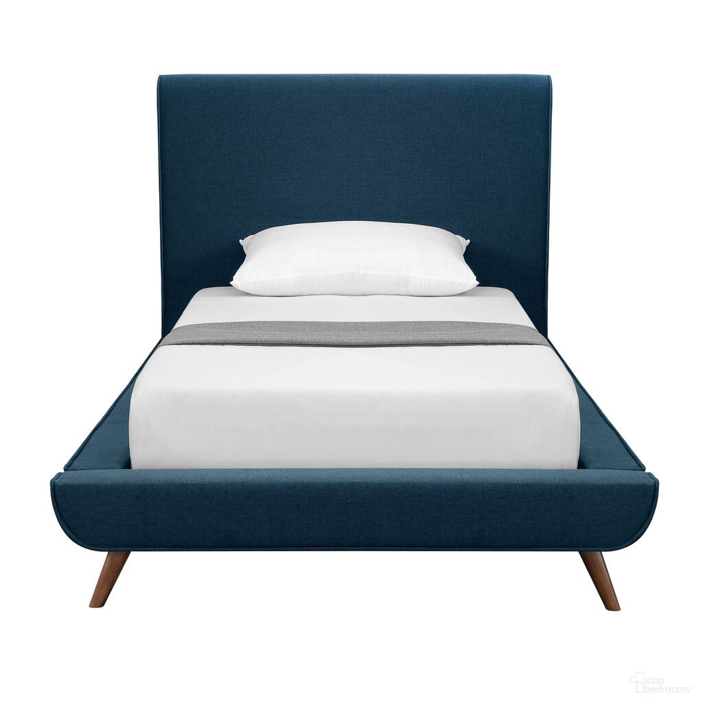 The appearance of Solid Wood Twin Upholstered Linen Bed In Denim Blue designed by Homeroots in the transitional interior design. This denim blue piece of furniture was selected by 1StopBedrooms from to add a touch of cosiness and style into your home. Sku: 544843. Bed Size: Twin. Material: Linen. Bed Type: Upholstered Bed.