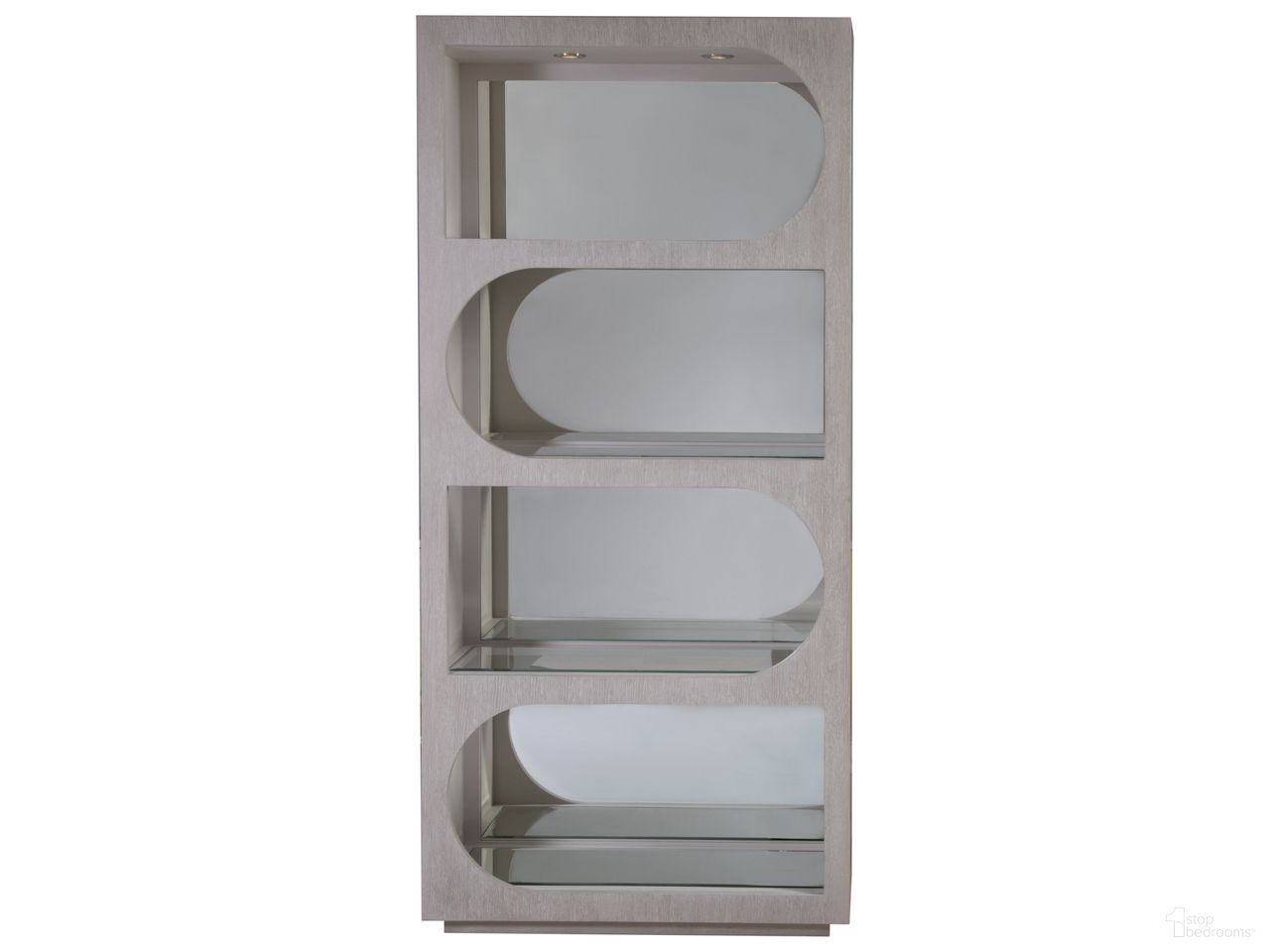 The appearance of Solimar Solimar Bookcase In Cream designed by Artistica Home in the modern / contemporary interior design. This cream piece of furniture was selected by 1StopBedrooms from Solimar Collection to add a touch of cosiness and style into your home. Sku: 2375-990. Material: Wood.