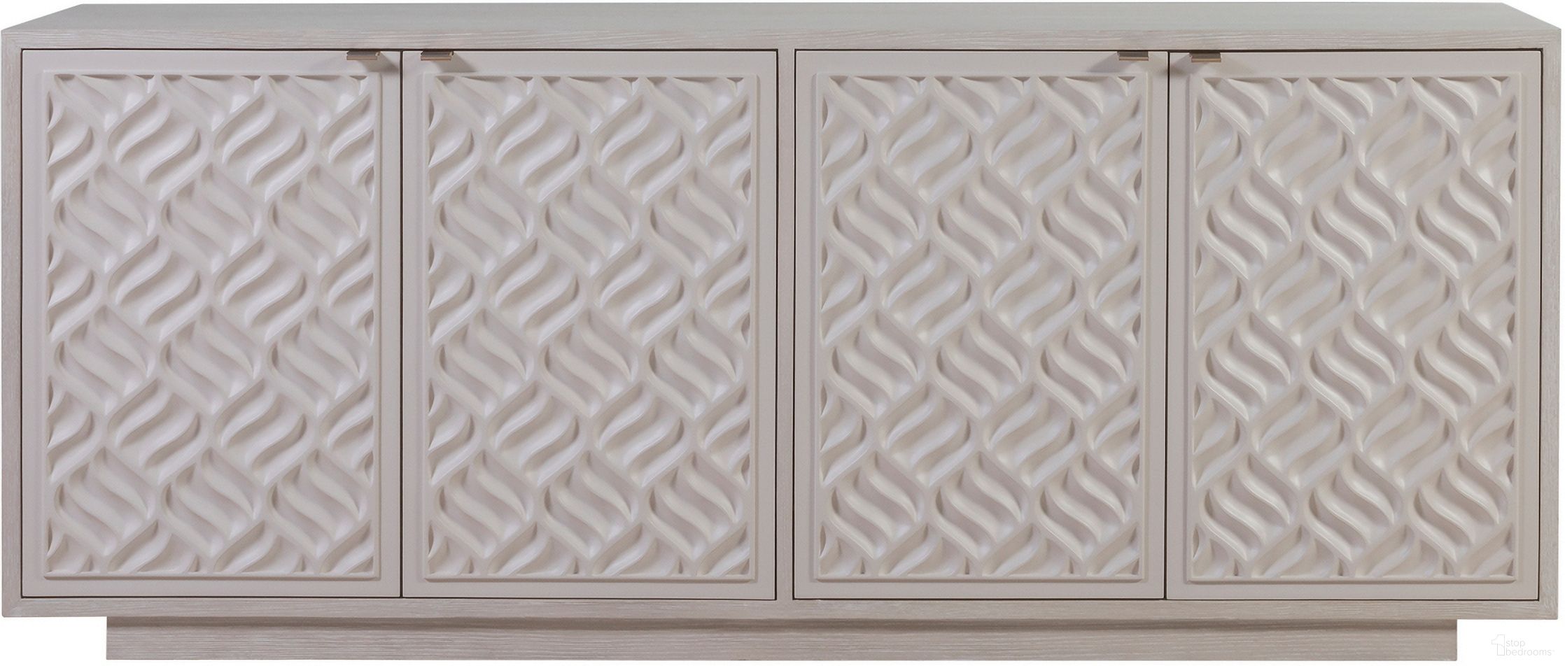The appearance of Solimar Solimar Media Console In Cream designed by Artistica Home in the modern / contemporary interior design. This cream piece of furniture was selected by 1StopBedrooms from Solimar Collection to add a touch of cosiness and style into your home. Sku: 2375-907. Material: Wood.