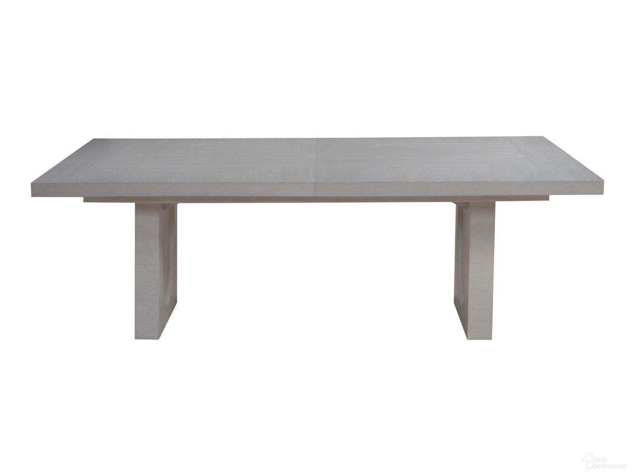 The appearance of Solimar Solimar Rectangular Dining Table In Cream designed by Artistica Home in the modern / contemporary interior design. This cream piece of furniture was selected by 1StopBedrooms from Solimar Collection to add a touch of cosiness and style into your home. Sku: 2375-877C. Table Base Style: Double Pedestal. Material: Wood. Table Top Shape: Rectangular. Size: 48" x 88".