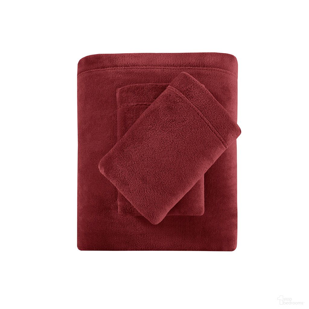 The appearance of Soloft Plush Micro Plush Sheet Set In Burgundy designed by Olliix in the transitional interior design. This burgundy piece of furniture was selected by 1StopBedrooms from Soloft Plush Collection to add a touch of cosiness and style into your home. Sku: TN20-0581. Material: Polyester. Bed Size: Twin.