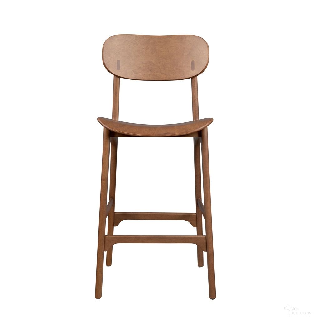 The appearance of Solvang Wood Barstool In Brown Ale designed by Boraam Industries in the modern / contemporary interior design. This brown ale piece of furniture  was selected by 1StopBedrooms from Solvang Collection to add a touch of cosiness and style into your home. Sku: 60329. Material: Rubberwood.