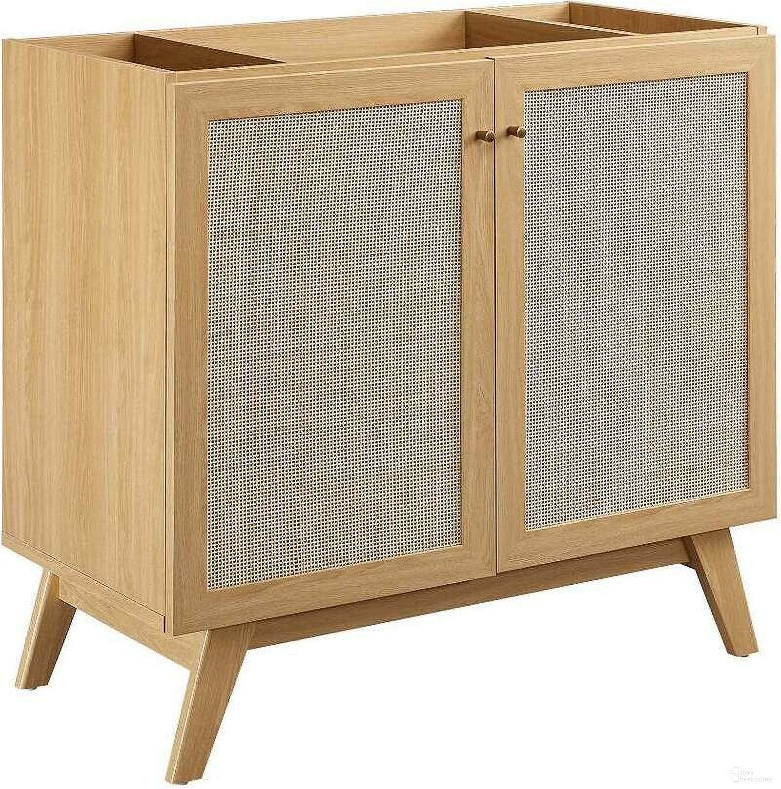 The appearance of Soma 36 Inch Bathroom Vanity Cabinet In Oak designed by Modway in the modern / contemporary interior design. This oak piece of furniture was selected by 1StopBedrooms from Soma Collection to add a touch of cosiness and style into your home. Sku: EEI-6588-OAK. Material: Wood.