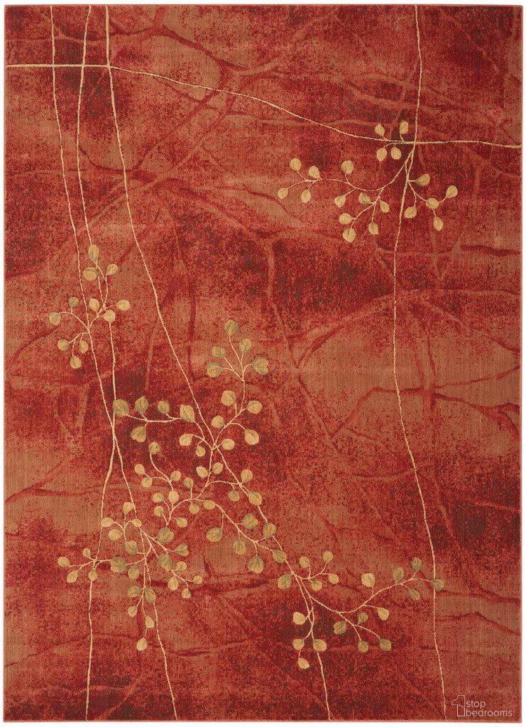 The appearance of Somerset 9'6" x 13' Indoor Rug In Flame designed by Nourison in the rustic / southwestern interior design. This flame piece of furniture was selected by 1StopBedrooms from Somerset Collection to add a touch of cosiness and style into your home. Sku: 99446376213. Material: Polyester.