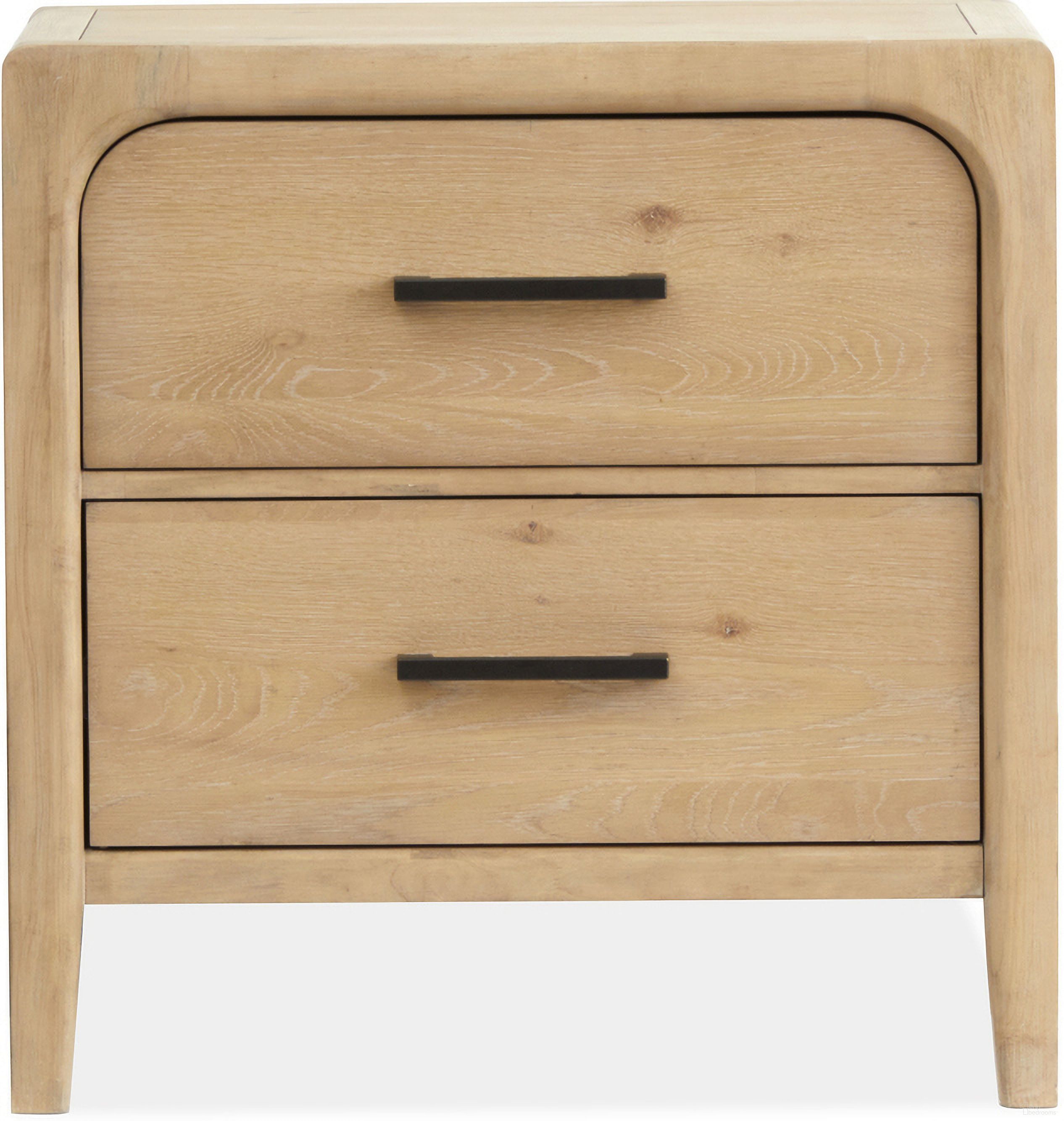 The appearance of Somerset Drawer Nightstand In Butternut designed by Magnussen in the modern / contemporary interior design. This butternut piece of furniture  was selected by 1StopBedrooms from Somerset Collection to add a touch of cosiness and style into your home. Sku: B5684-01. Material: Oak Veneer.
